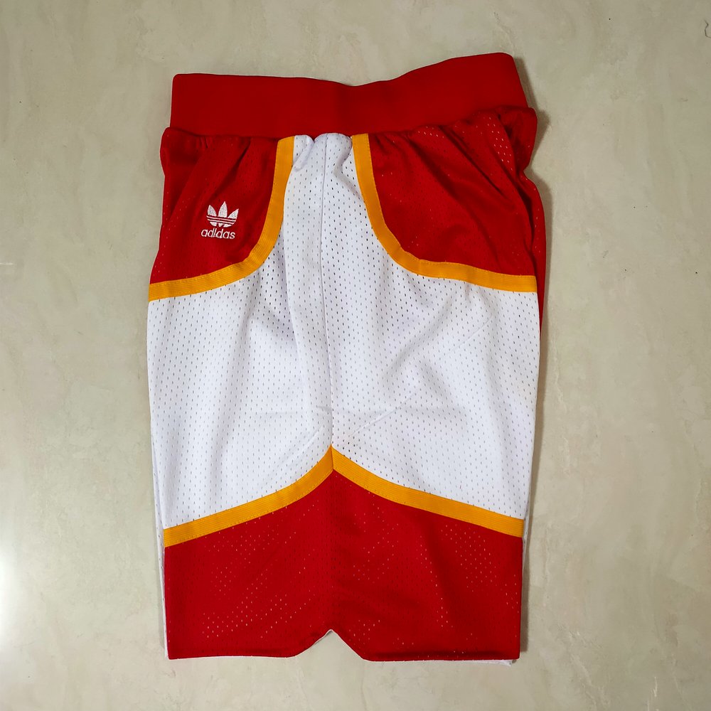 Atlanta Hawks Red Shorts 4