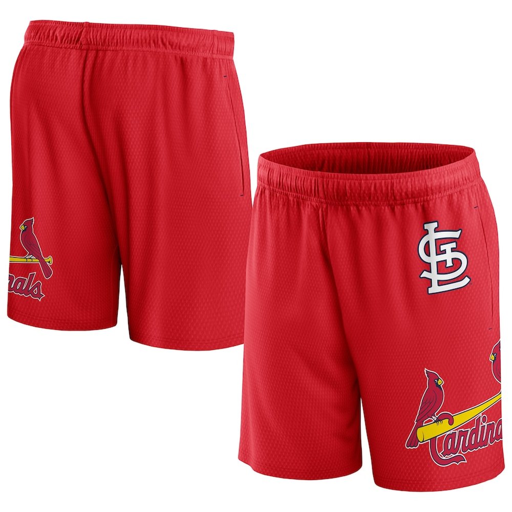 St. Louis Cardinals Red Shorts 1