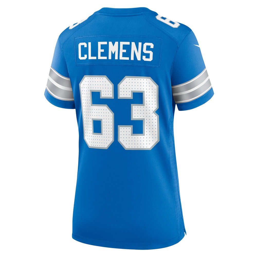 Women's Detroit Lions Duke Clemens Blue Game Jersey 3
