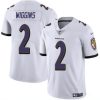 Youth Baltimore Ravens #2 Nate Wiggins White 2024 Draft Vapor Limited Football Jersey