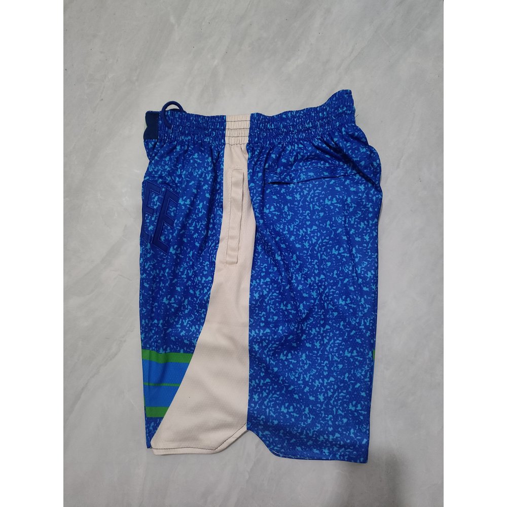 Milwaukee Bucks Blue Shorts 3