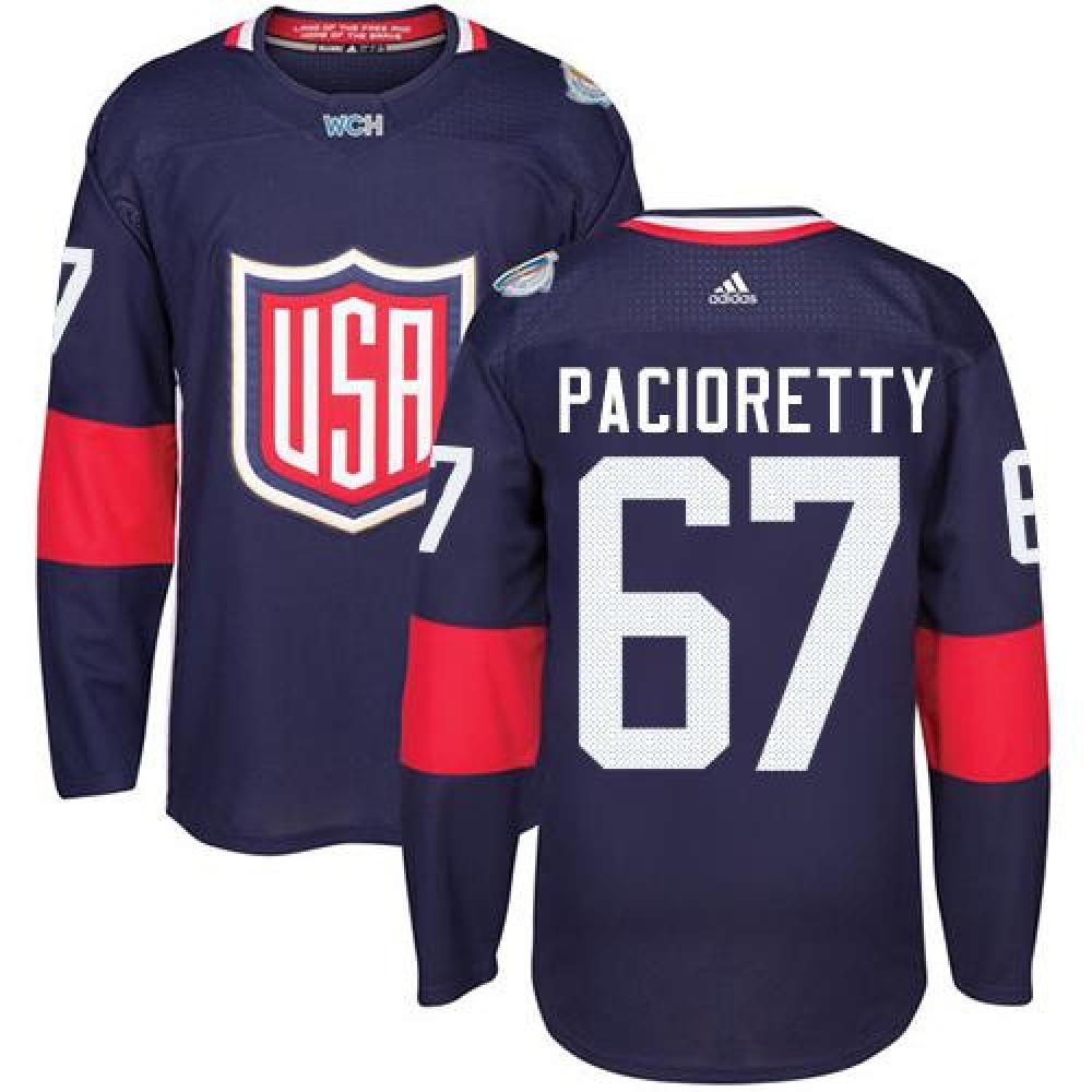 Team USA #67 Max Pacioretty Navy Blue 2016 World Cup Stitched Youth NHL Jersey 1
