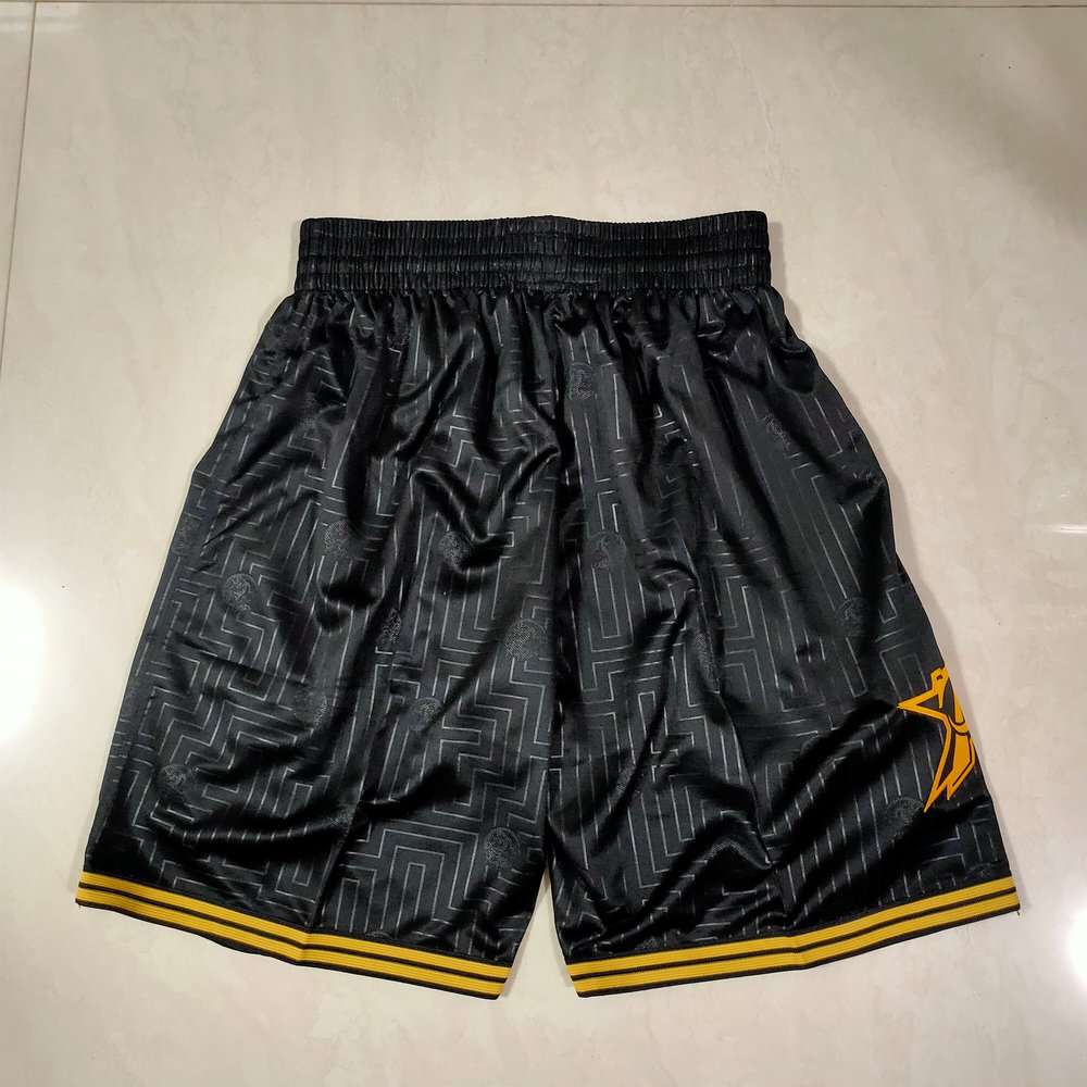 Philadelphia 76ers Black Shorts 4