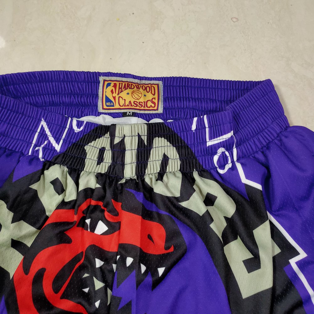 Toronto Raptors Purple Shorts 3