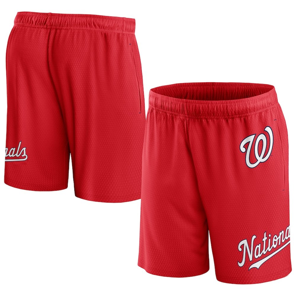 Washington Nationals Red Shorts 1