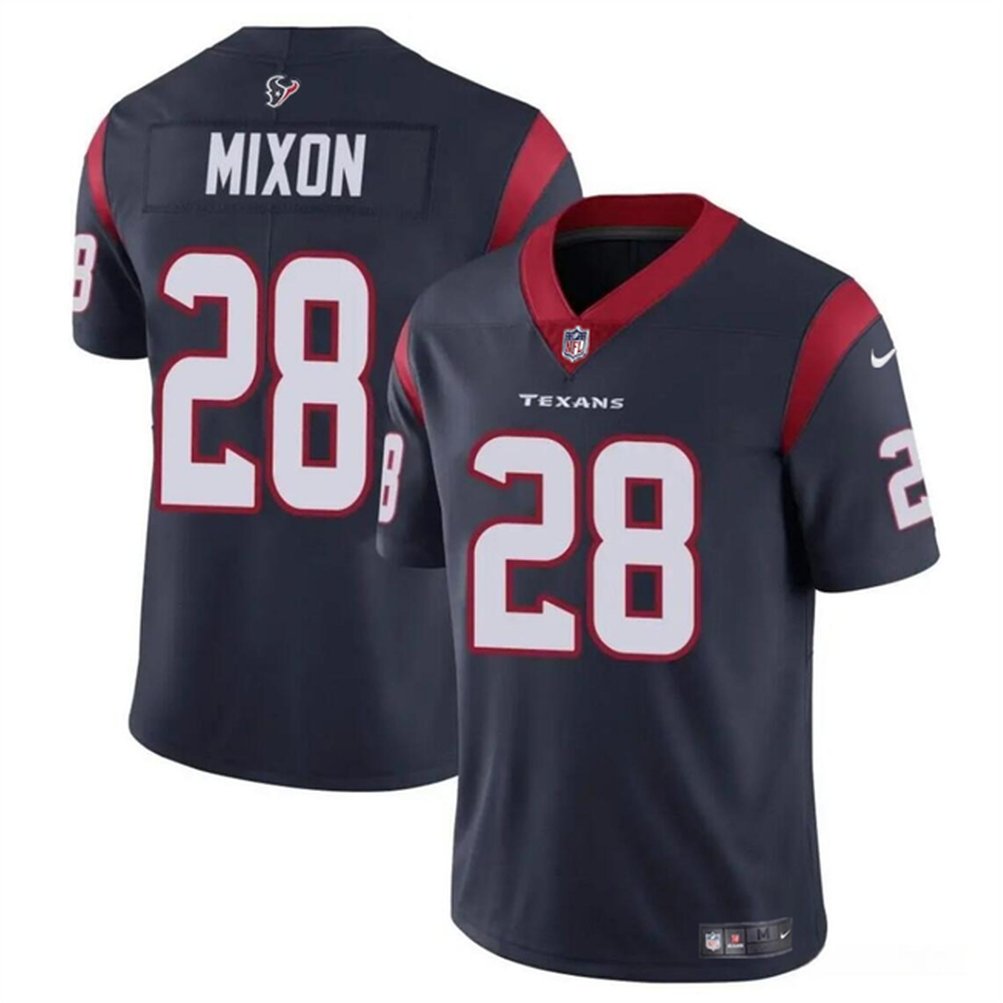 Men's Houston Texans #28 Joe Mixon Navy Vapor Untouchable Stitched Football Jersey 1