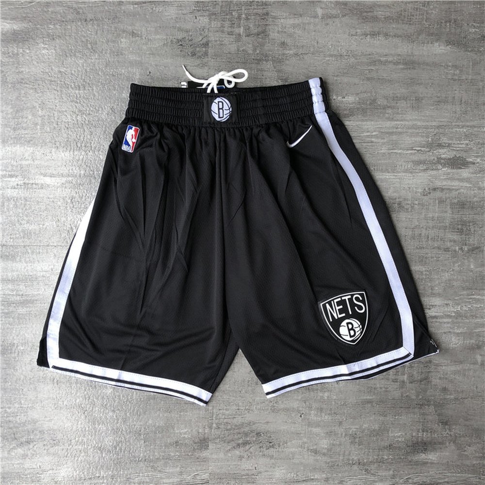 Brooklyn Nets Black Shorts 1