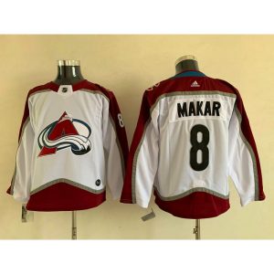 Youth Colorado Avalanche #8 Cale Makar White Stitched Jersey