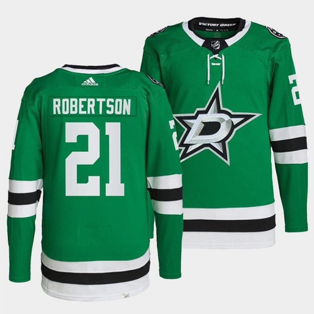 Youth Dallas Stars #21 Jason Robertson Green Stitched Jersey 1