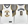 Youth Indiana Pacers #0 Tyrese Haliburton White Association Edition Stitched Basketball Jersey