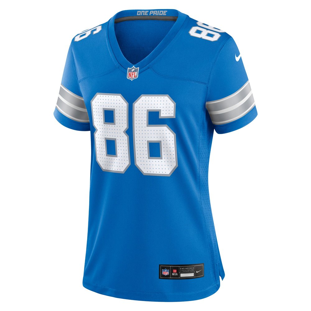 Women's Detroit Lions Sean McKeon Blue Game Jersey 2