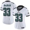 Women's Philadelphia Eagles #33 Cooper DeJean White 2024 Draft Vapor Untouchable Limited Stitched Football Jersey(Run Small)