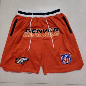 Denver Broncos Orange Shorts