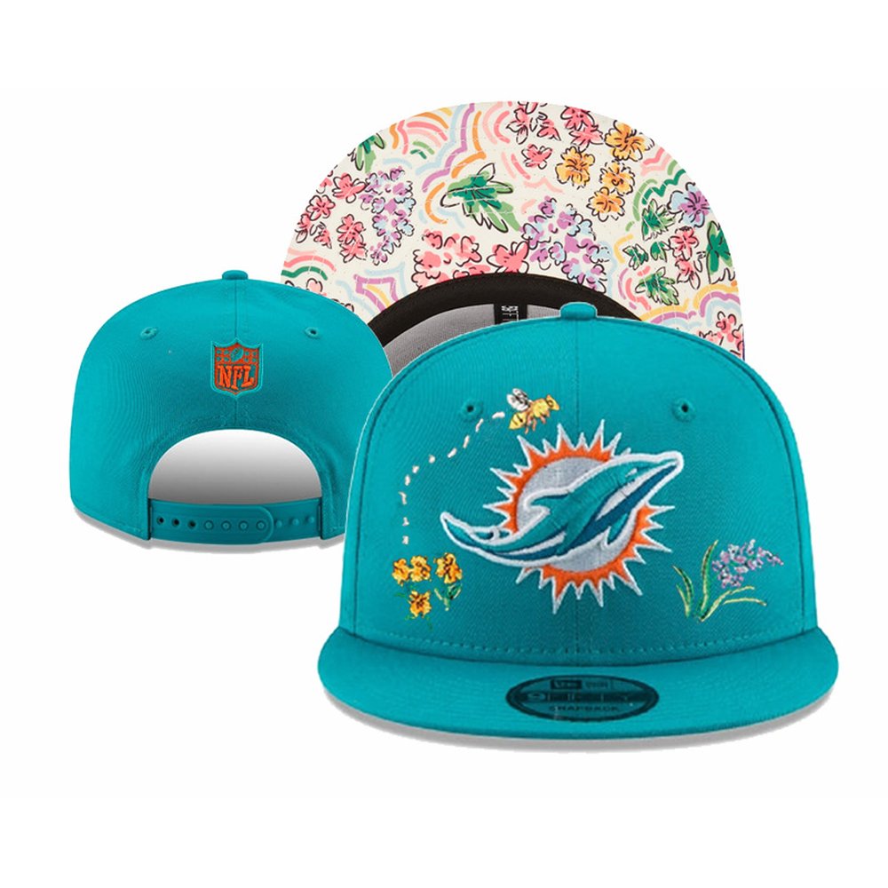 Miami Dolphins Snapback Hat 1