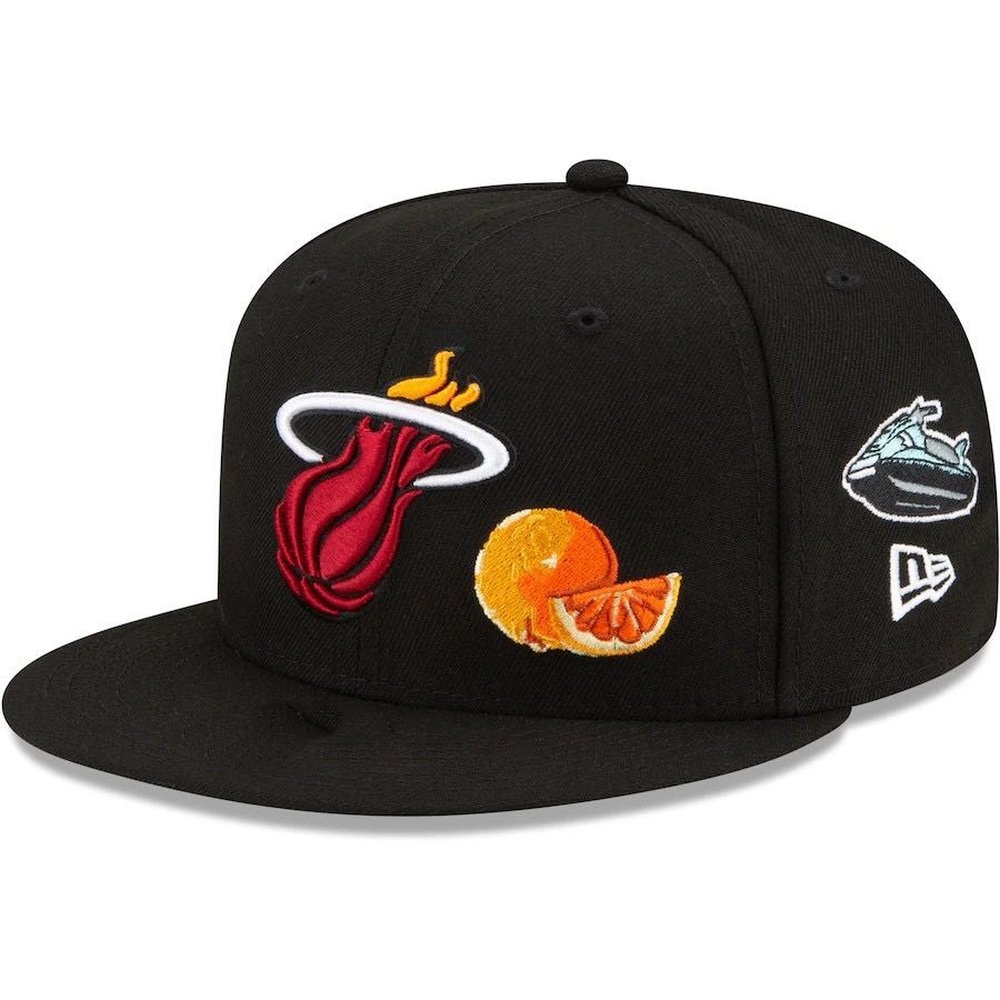 Miami Heat Snapback Hat 1