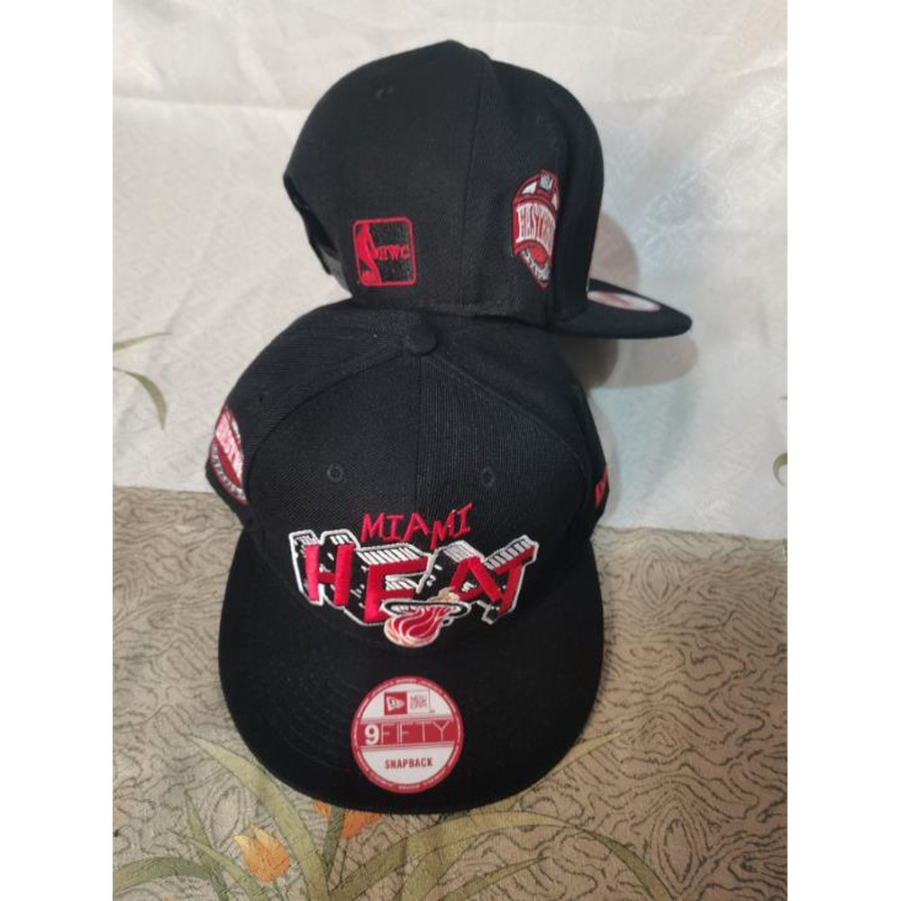 Miami Heat Snapback Hat 1