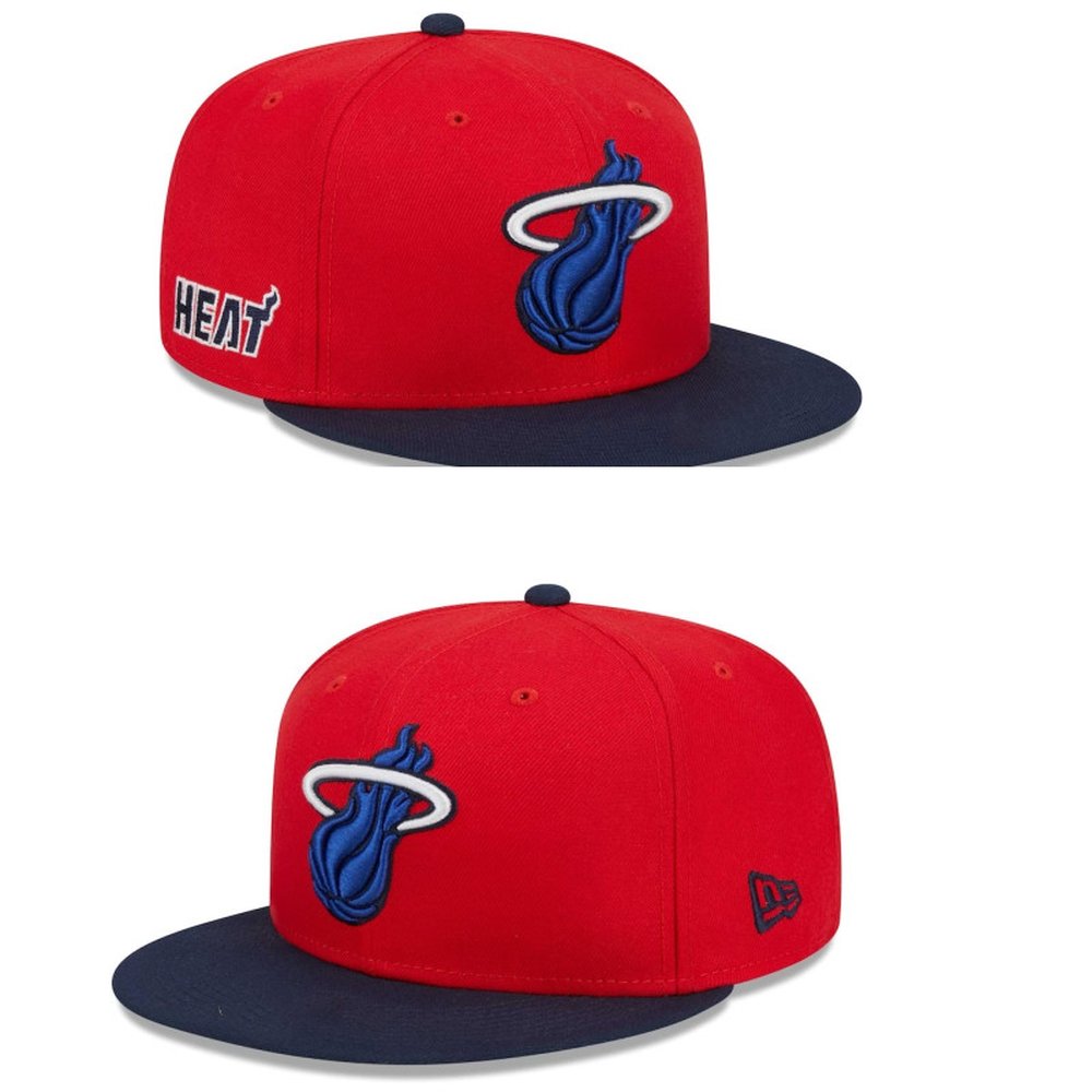Miami Heat Snapback Hat 1