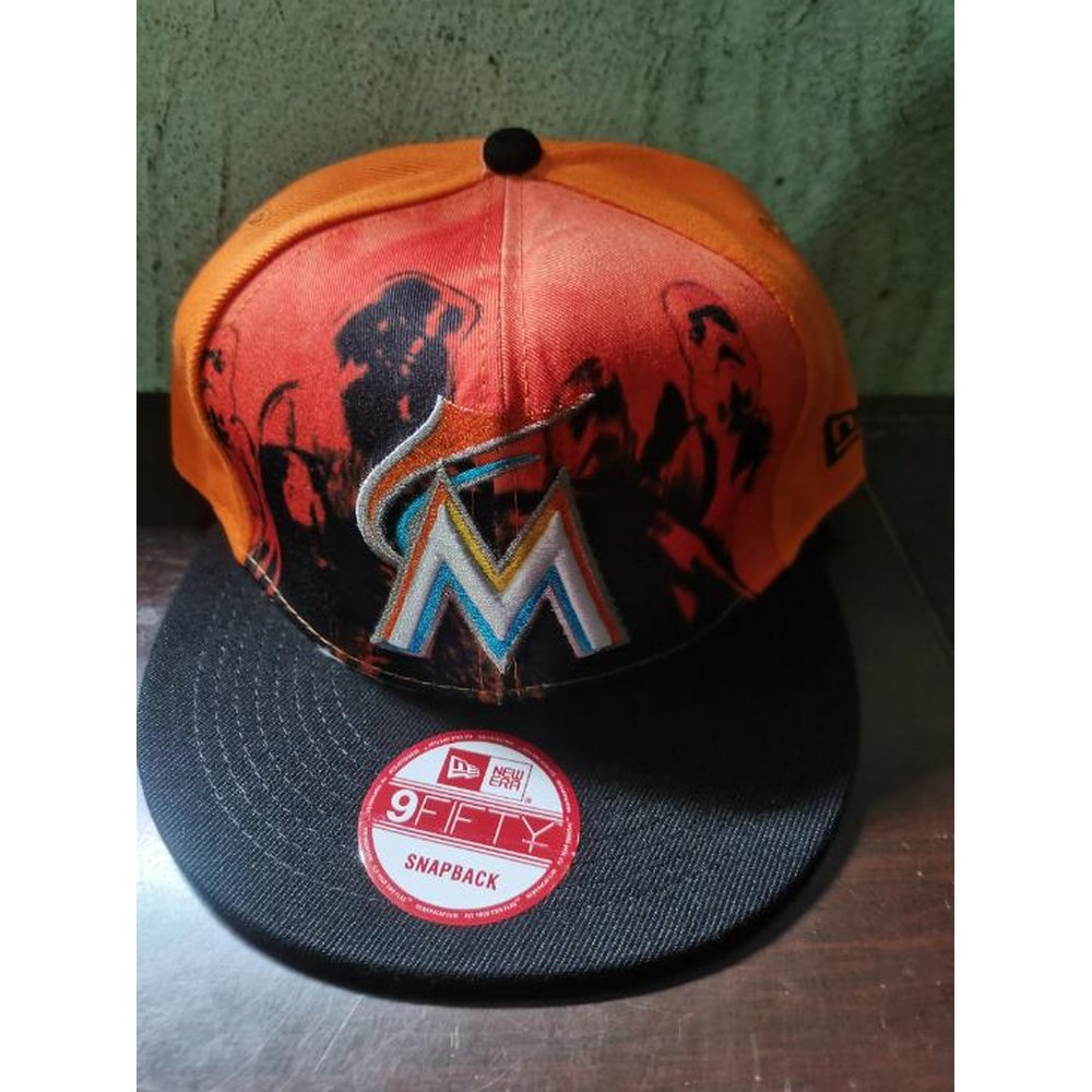 Miami Marlins Snapback Hat 1