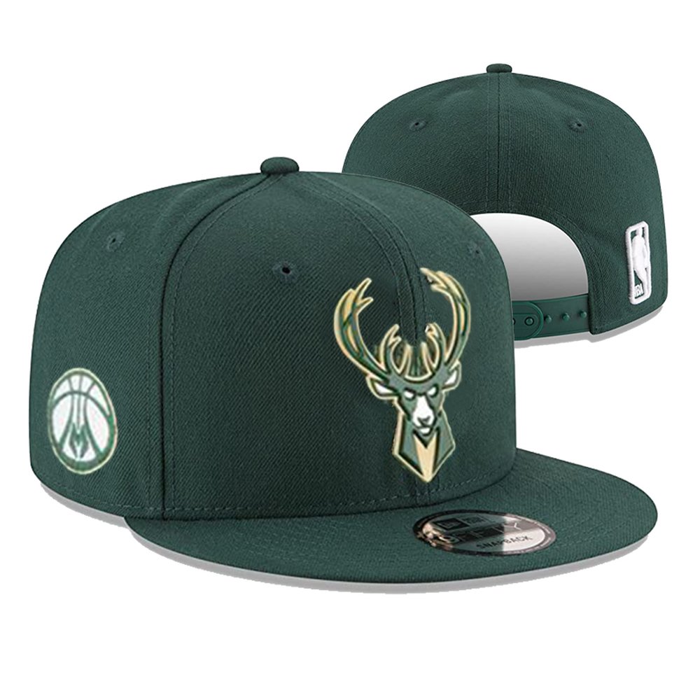 Milwaukee Bucks Snapback Hat 1
