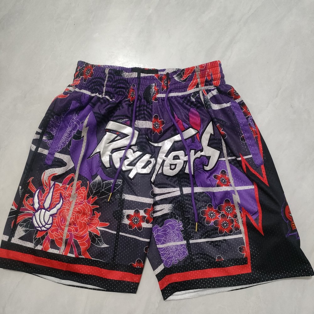 Toronto Raptors Purple Shorts 1