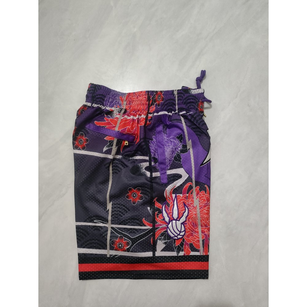 Toronto Raptors Purple Shorts 4