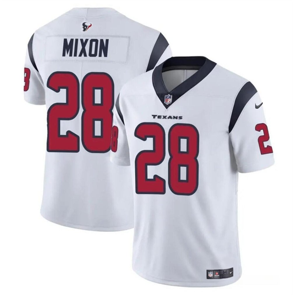 Men's Houston Texans #28 Joe Mixon White Vapor Untouchable Stitched Football Jersey 1