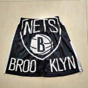 Brooklyn Nets Black Shorts