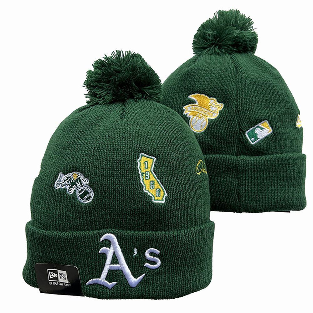 Oakland Athletics Beanies Knit Hat 1