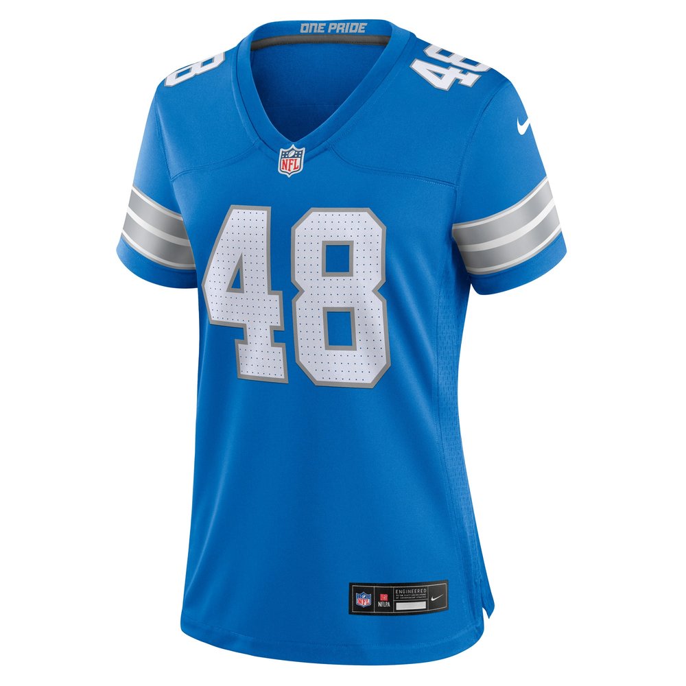 Women's Detroit Lions Loren Strickland Blue Game Jersey 2