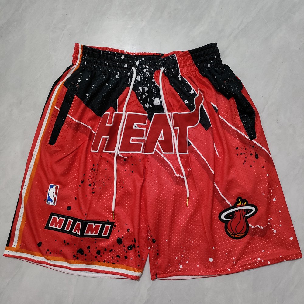 Miami Heat Red Shorts 1