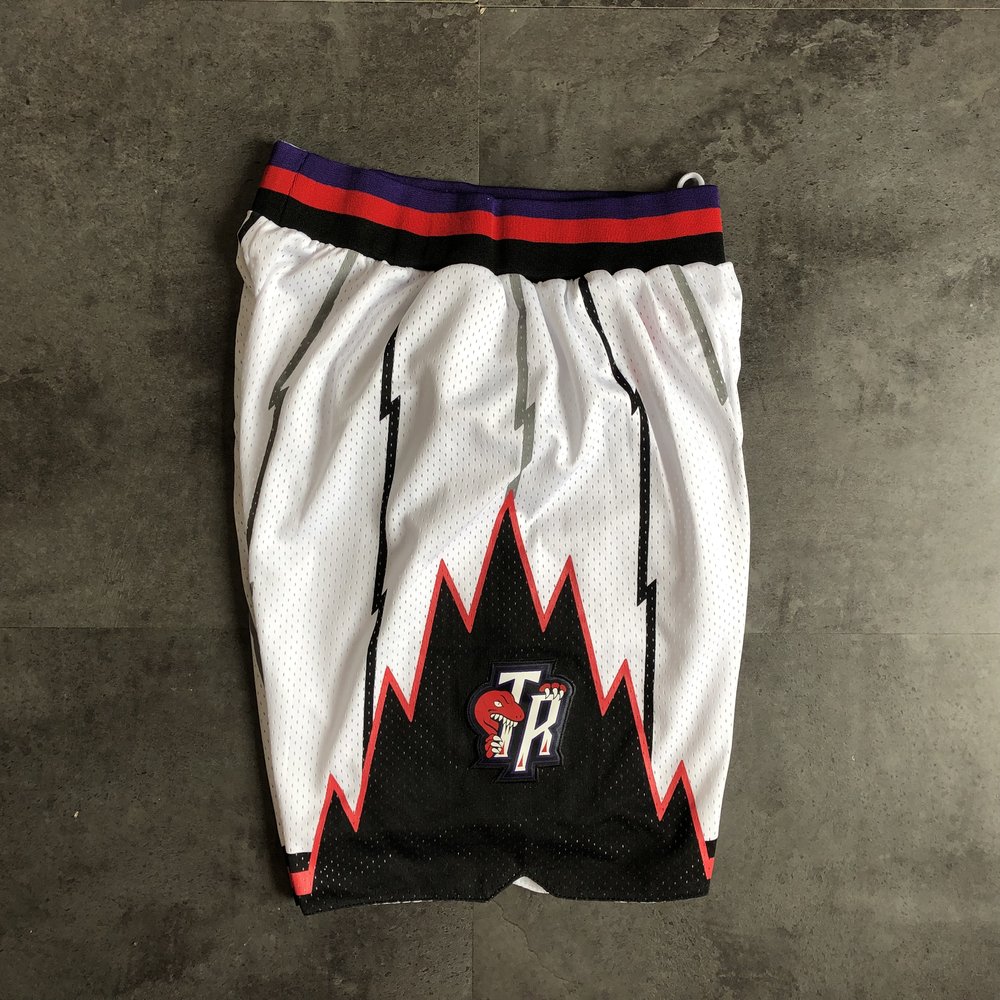 Toronto Raptors White Shorts 2