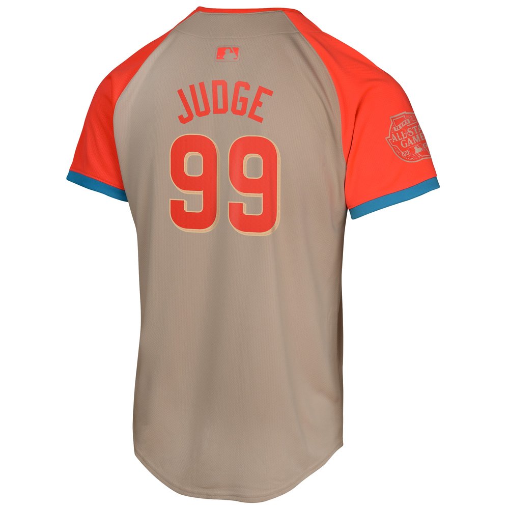 Youth American League #99 Aaron Judge Cream 2024 MLB All-Star Game Limited Player Jersey 3