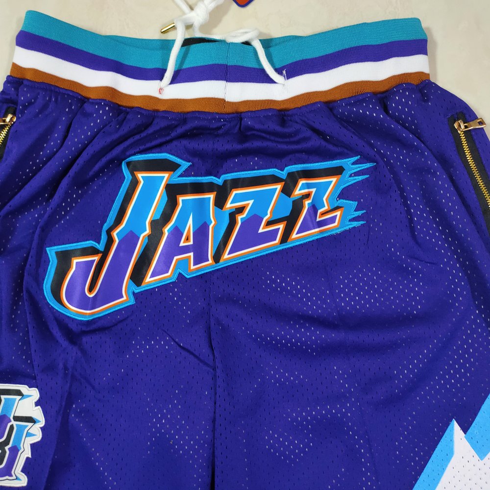 Utah Jazz Purple Shorts 2
