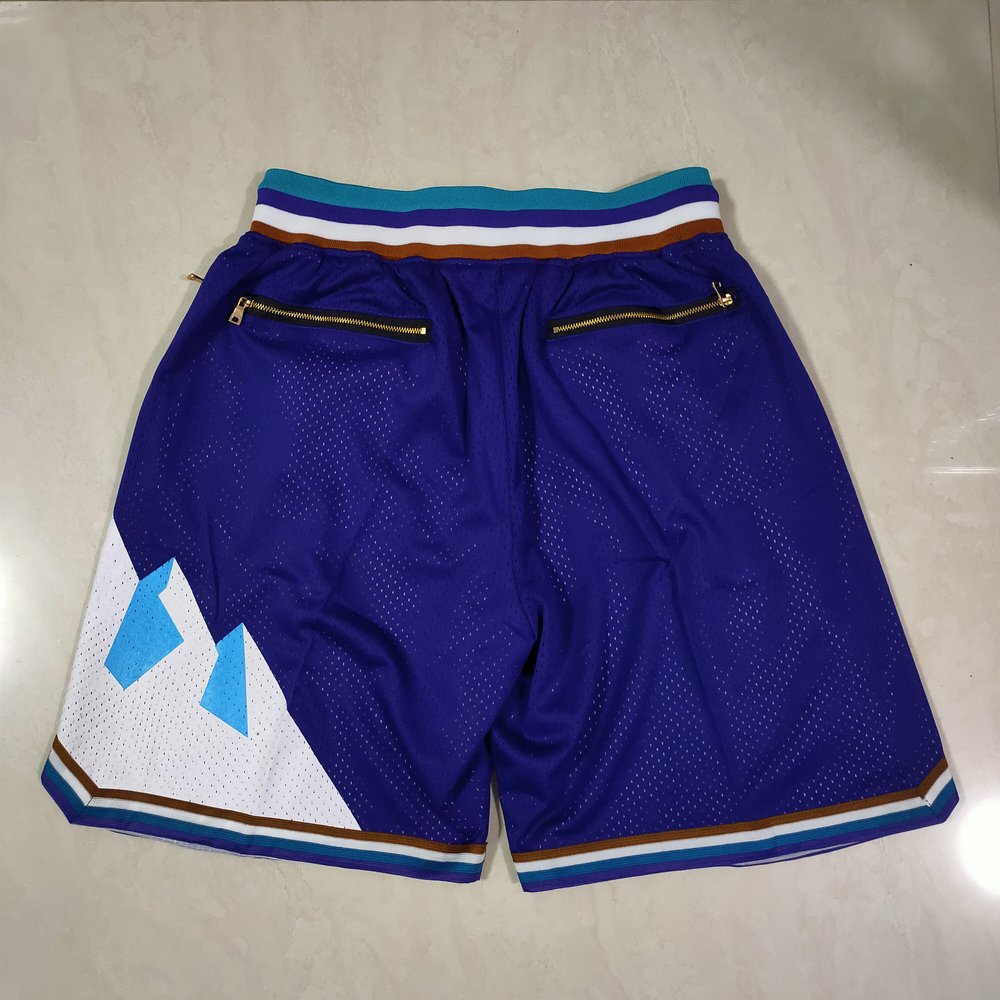 Utah Jazz Purple Shorts 3