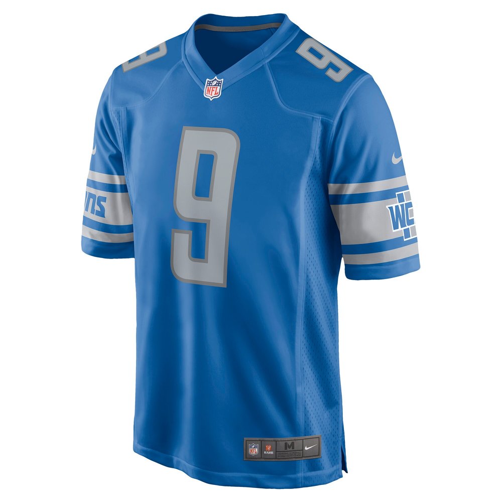 Men's Detroit Lions Jameson Williams Blue Player Game Jersey 2