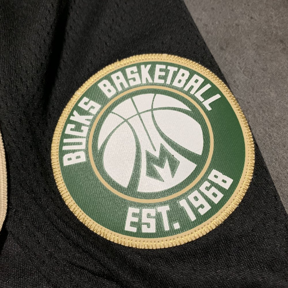 Milwaukee Bucks Black Shorts 2