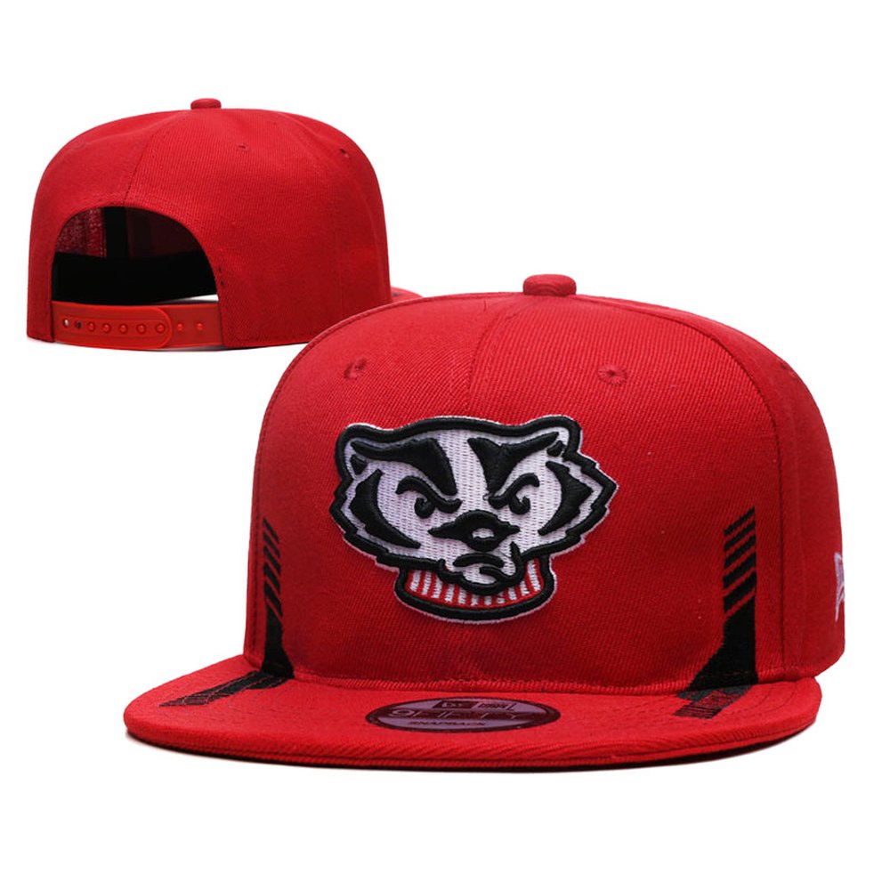 Wisconsin Badgers Snapback Hat 1