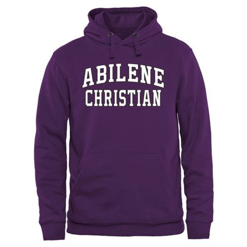 Abilene Christian University Wildcats Everyday Pullover Hoodie Purple 1