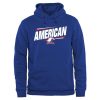 American Eagles Double Bar Pullover Hoodie Royal