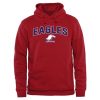 American Eagles Proud Mascot Pullover Hoodie Red