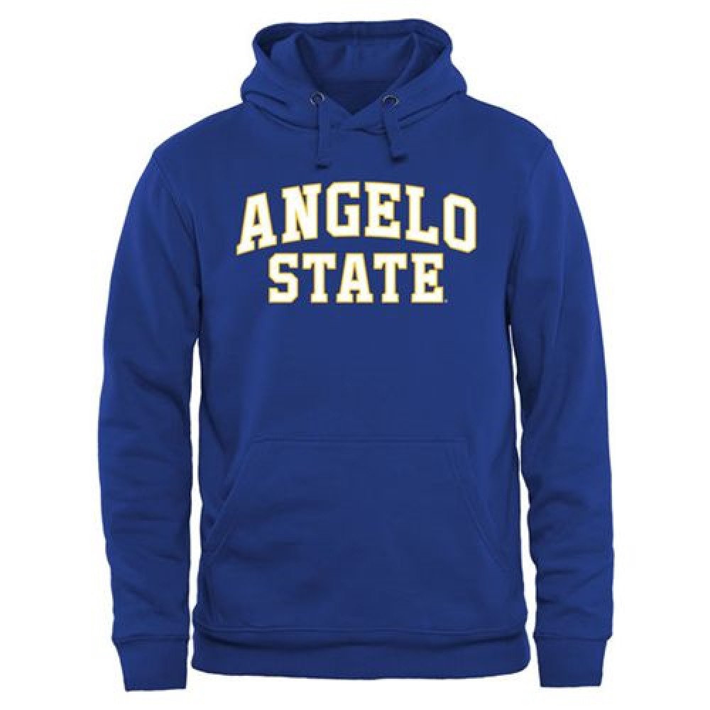 Angelo State Rams Everyday Pullover Hoodie Royal 1