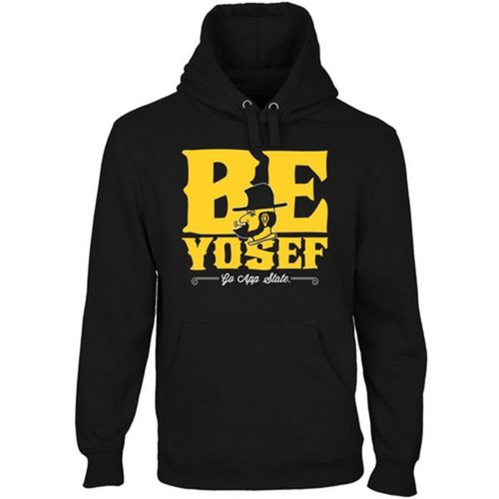 Appalachian State Mountaineers Be Yosef Pullover Hoodie Black 1