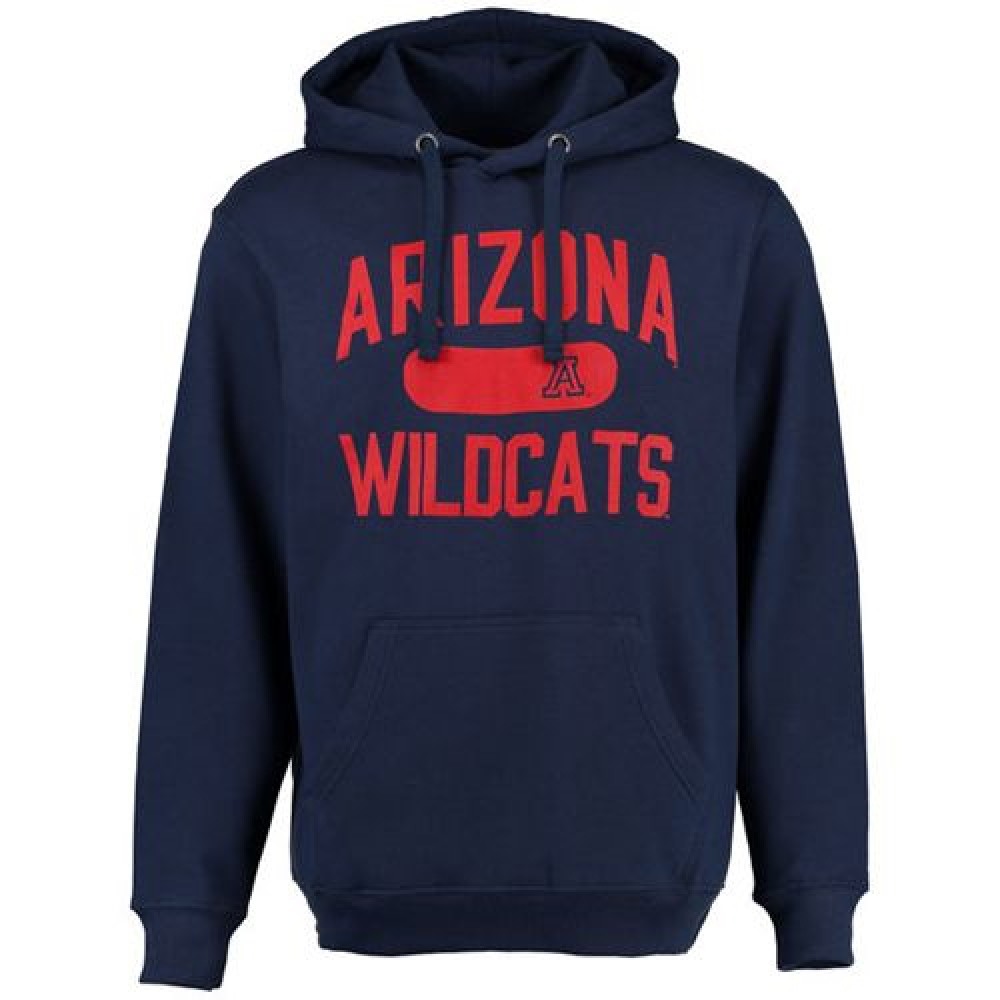 Arizona Wildcats Athletic Issued Pullover Hoodie Navy 1