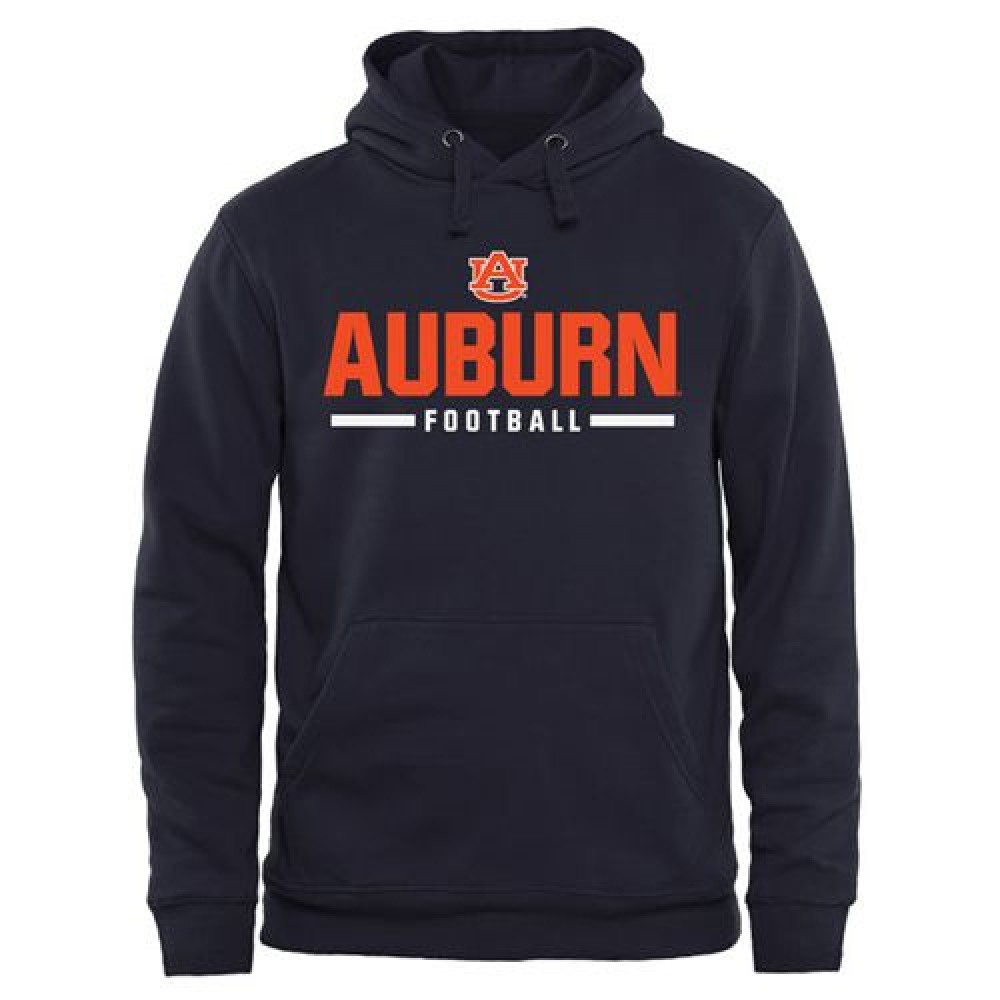Auburn Tigers Custom Sport Pullover Hoodie Navy 1