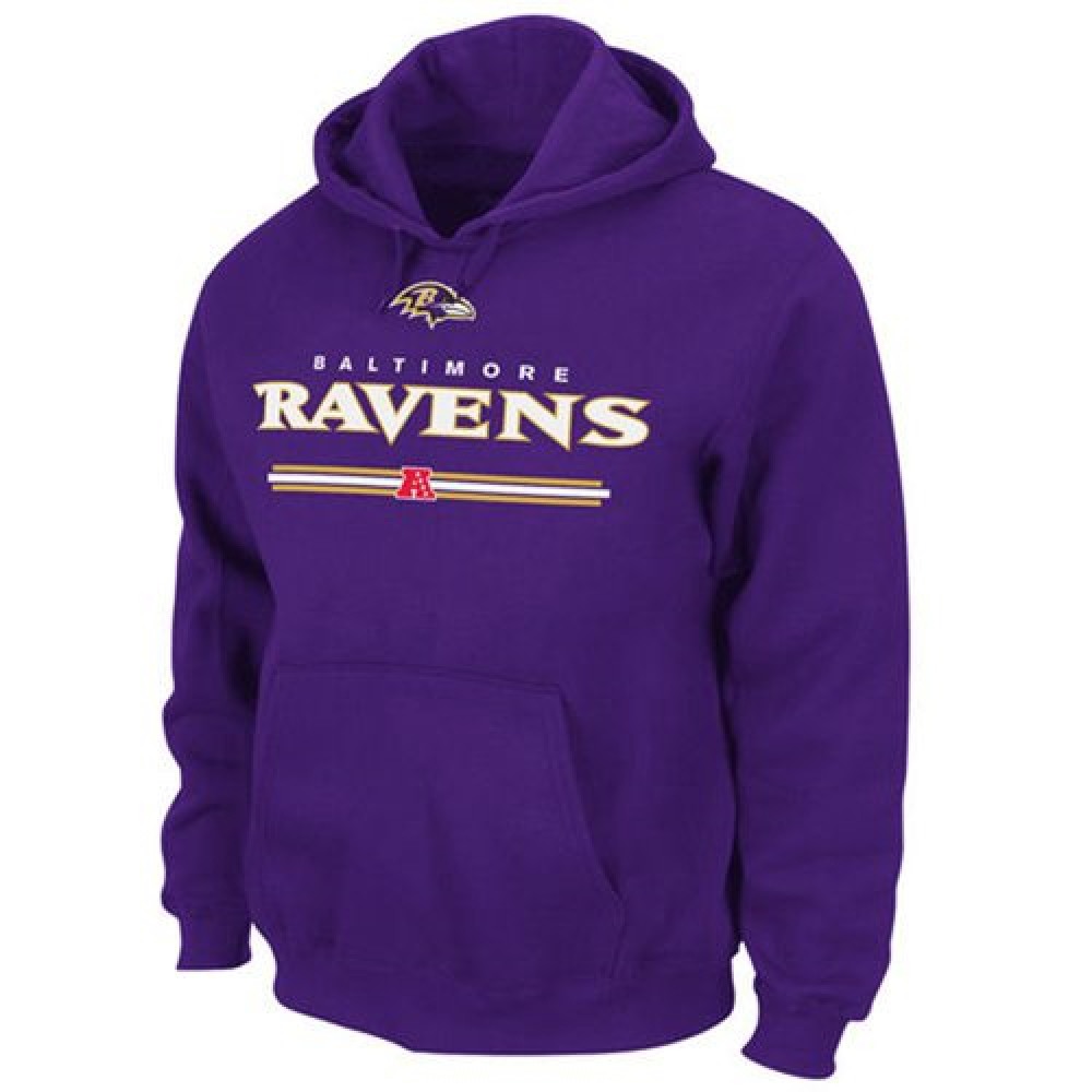 Baltimore Ravens Critical Victory VI Hoodie Purple 1