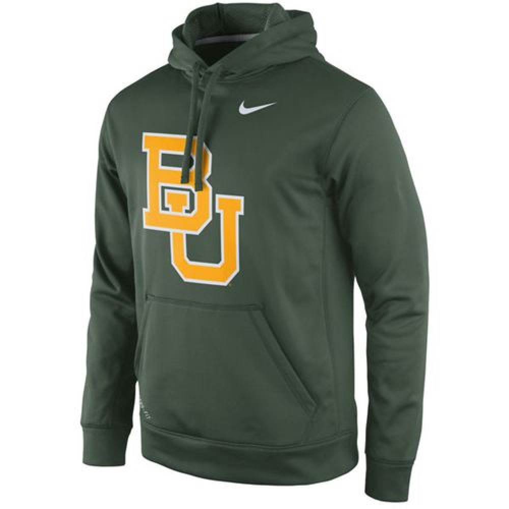 Baylor Bears Practice Performance Hoodie Green 1