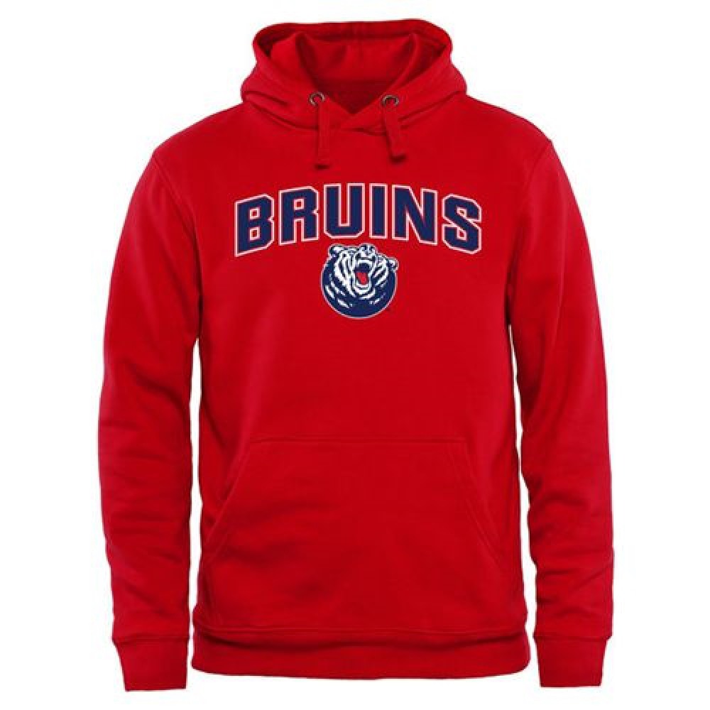 Belmont Bruins Proud Mascot Pullover Hoodie Scarlet 1