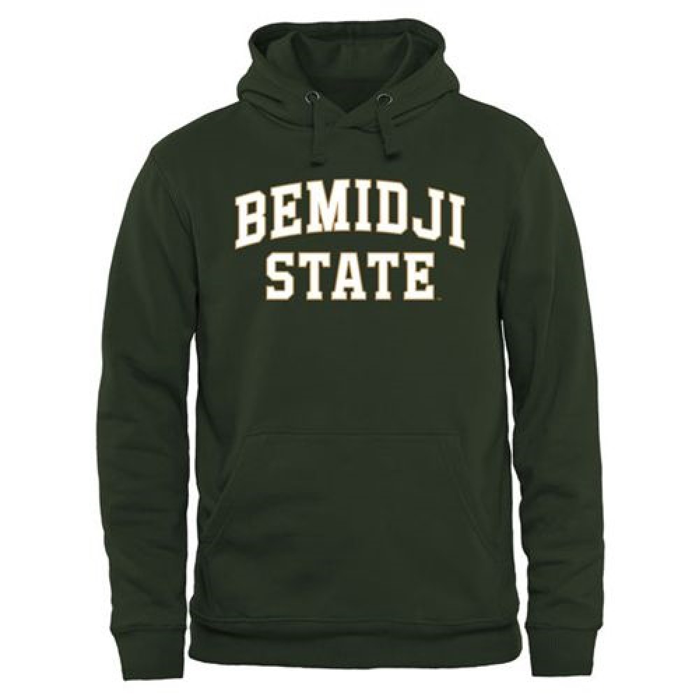 Bemidji State Beavers Everyday Pullover Hoodie Green 1