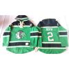 Blackhawks #2 Duncan Keith Green St. Patrick's Day McNary Lace Hoodie Stitched NHL Jersey