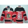 Blackhawks #81 Marian Hossa Red Sawyer Hooded Sweatshirt Stitched NHL Jersey
